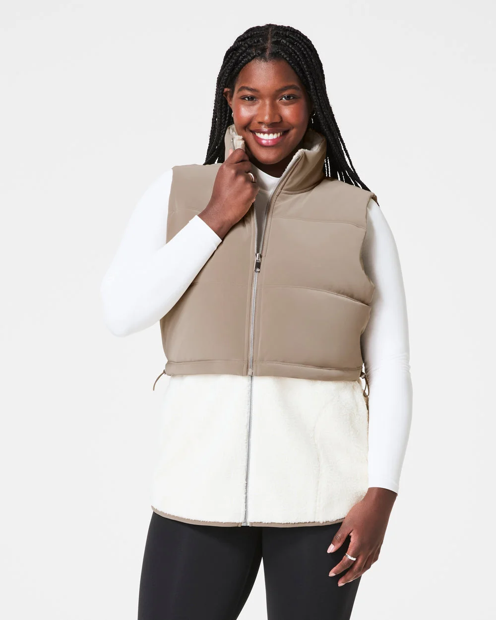 FLEECE TWO-IN-ONE VEST