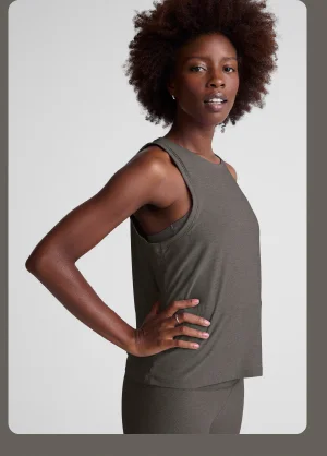 Featherweight Rebalance Tank in True Gray Heather