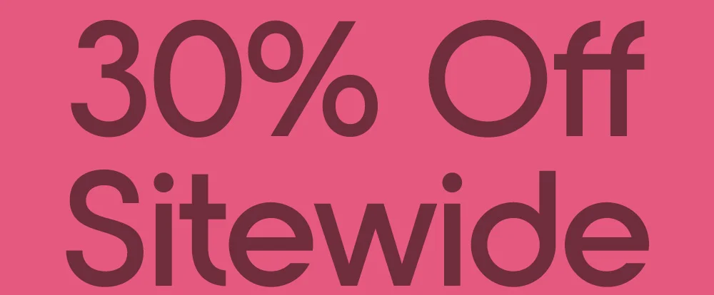 30% Off Sitewide