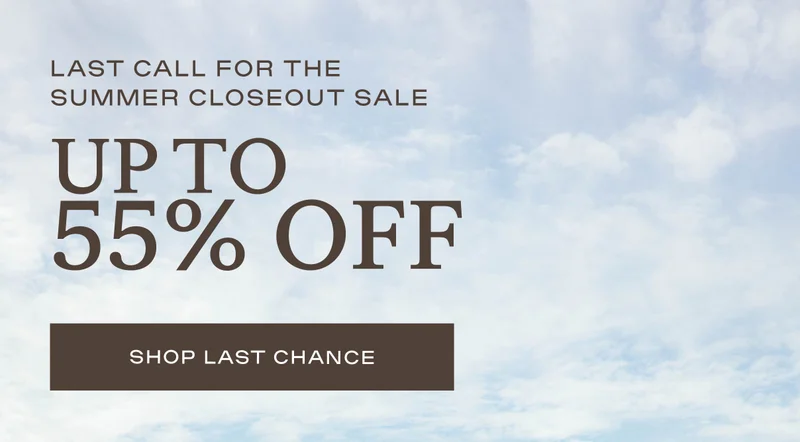 Up To 55% Off Summer Closeout Sale
