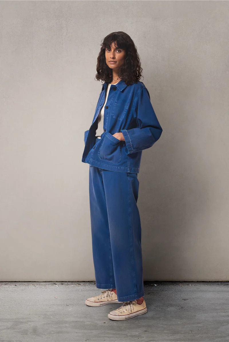 Lovis Herringbone Jacket Blue