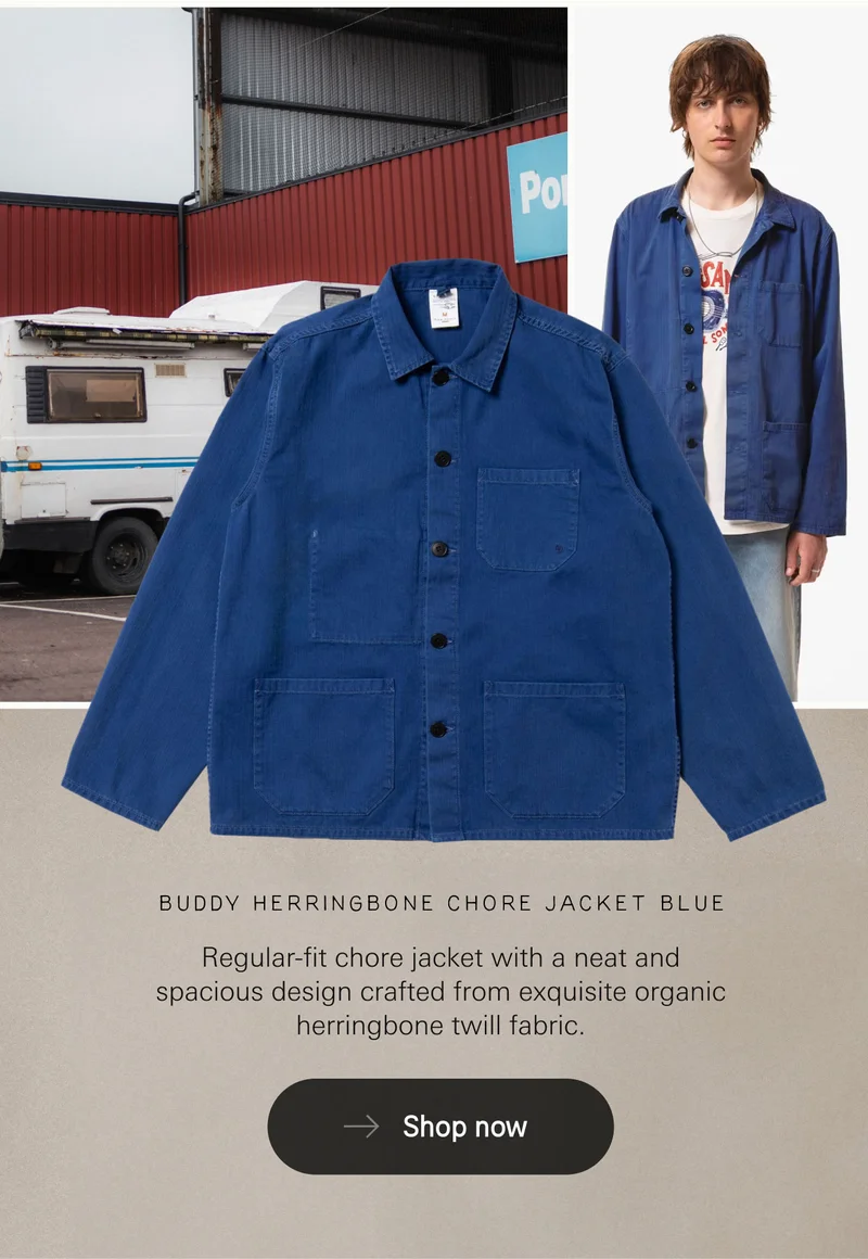 Buddy Herringbone Chore Jacket Blue