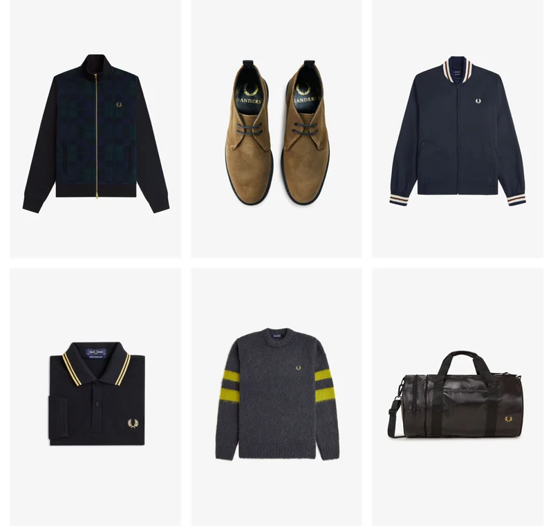 The Gift List: For Him. A selection of men's items from the 'For Him' gift list.