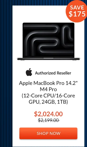 Apple MacBook Pro 14.2inches M4 Pro (12-Core CPU/16-Core GPU, 24GB, 1TB)