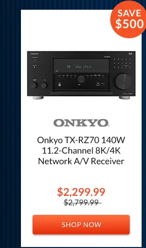 Onkyo TX-RZ70 140W 11.2-Channel 8K/4K Network A/V Receiver