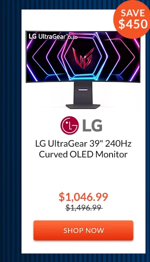 LG UltraGear 39inches 240Hz Curved OLED Monitor
