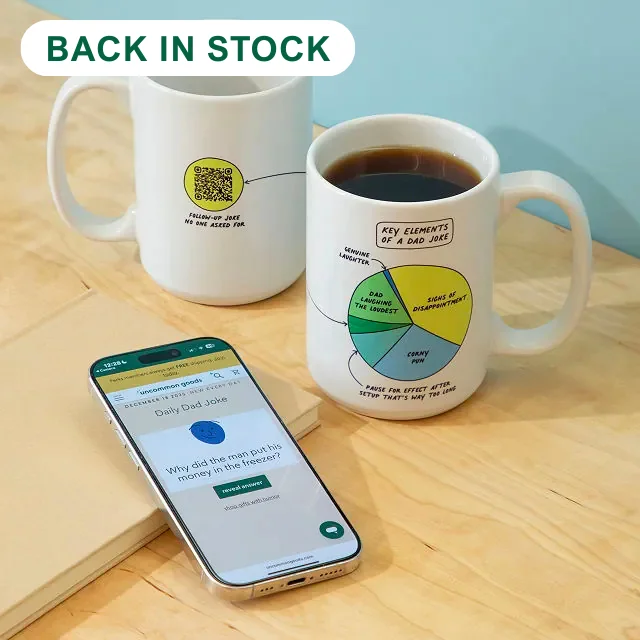 Dad Joke Every Day Interactive QR Mug