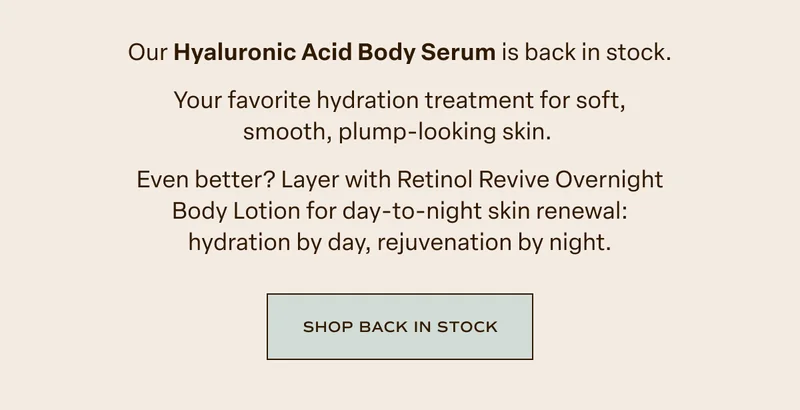 hyaluronic acid body serum
