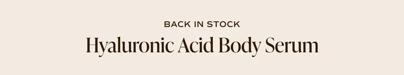 hyaluronic acid body serum