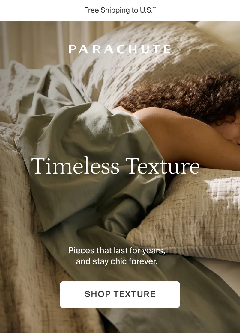 Timeless texture. Shop new arrivals.