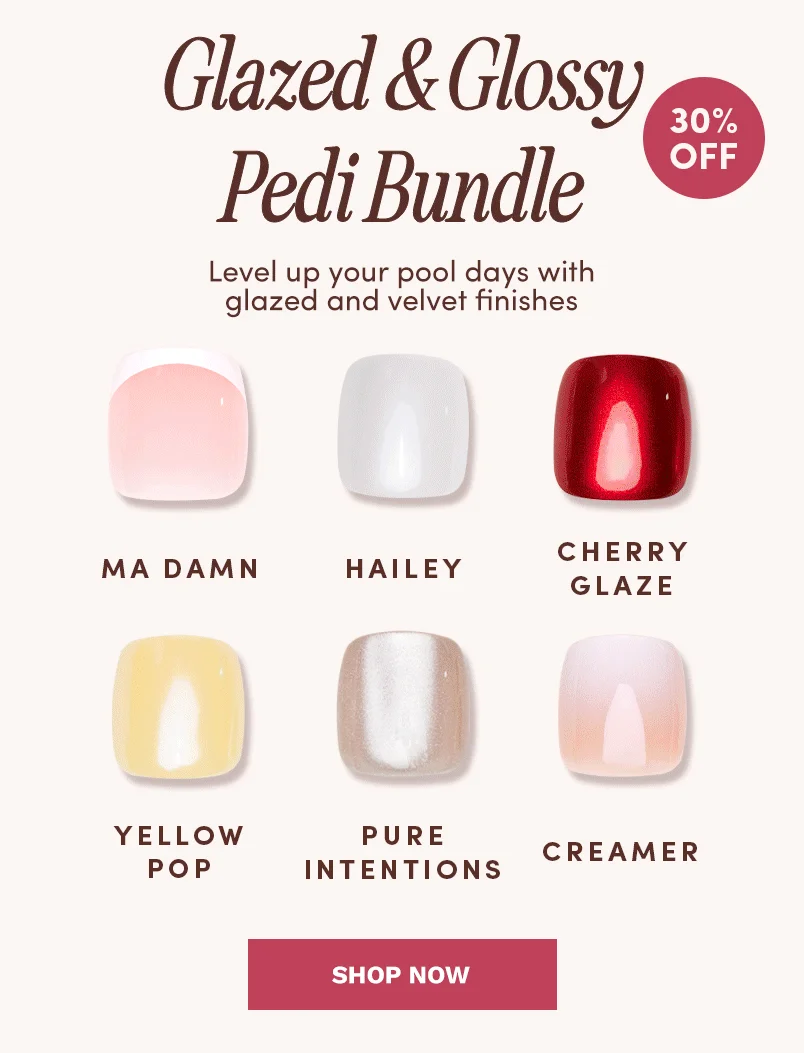 Shop 30% off Glazed & Glossy Pedi Bundle
