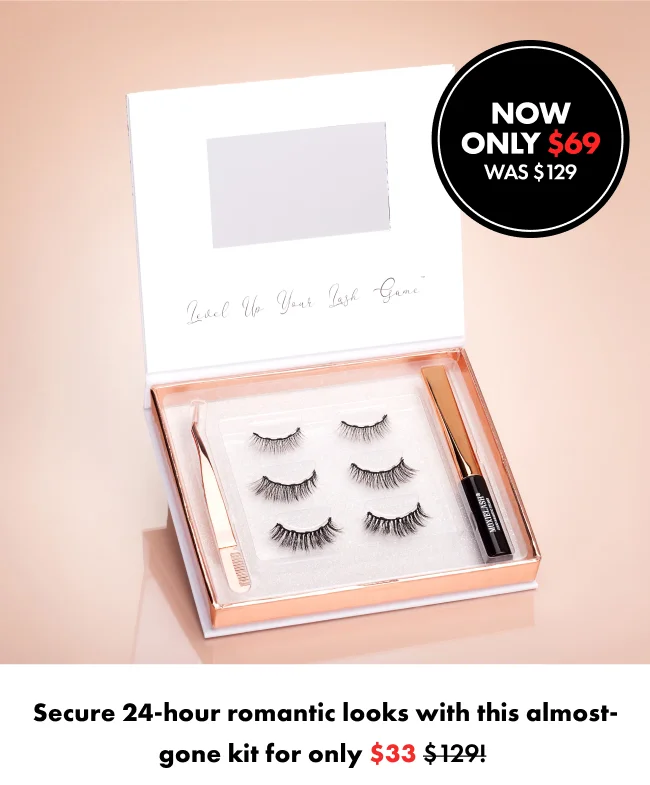 NOW ONLY $69 Secure 24-hour romantic looks with this almost-gone kit for only $33 $129!
