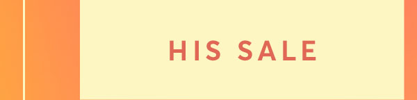 His Sale