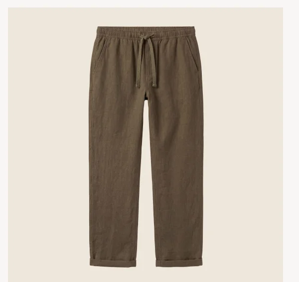 Linen Drawstring Pant