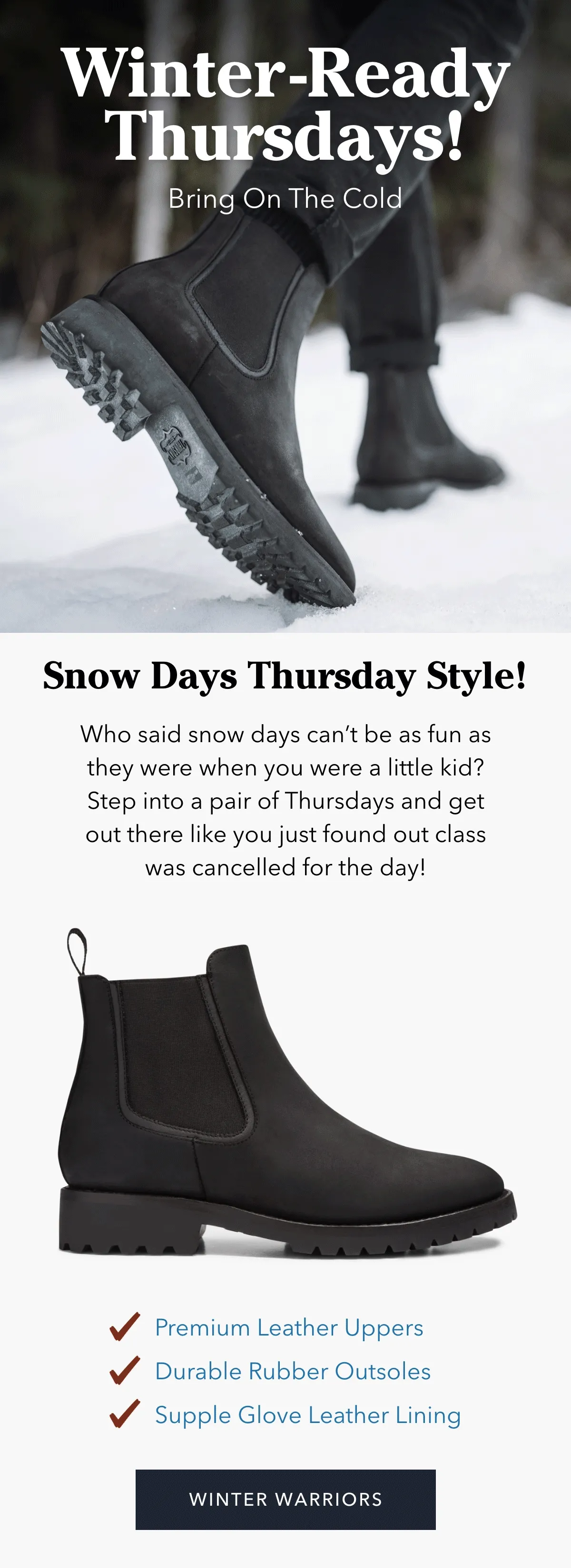 Winter-Ready Thursdays! Bring On The Cold