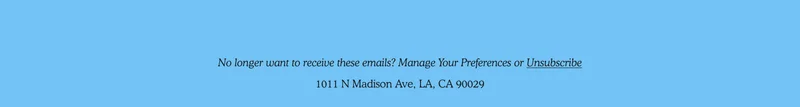 Manage Preferences