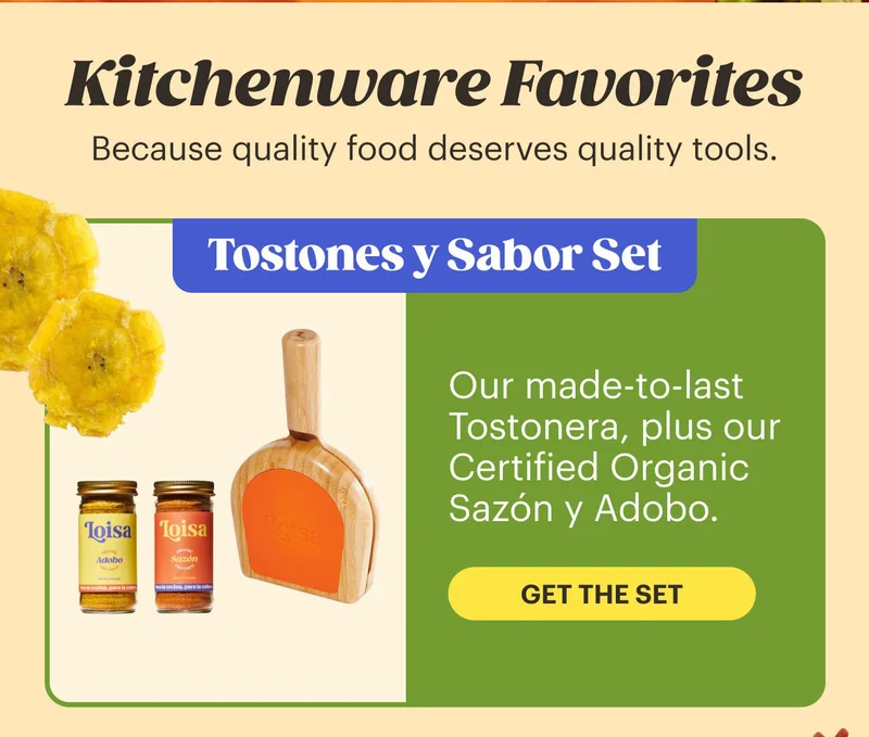 Tostones y Sabor Set GET THE SET