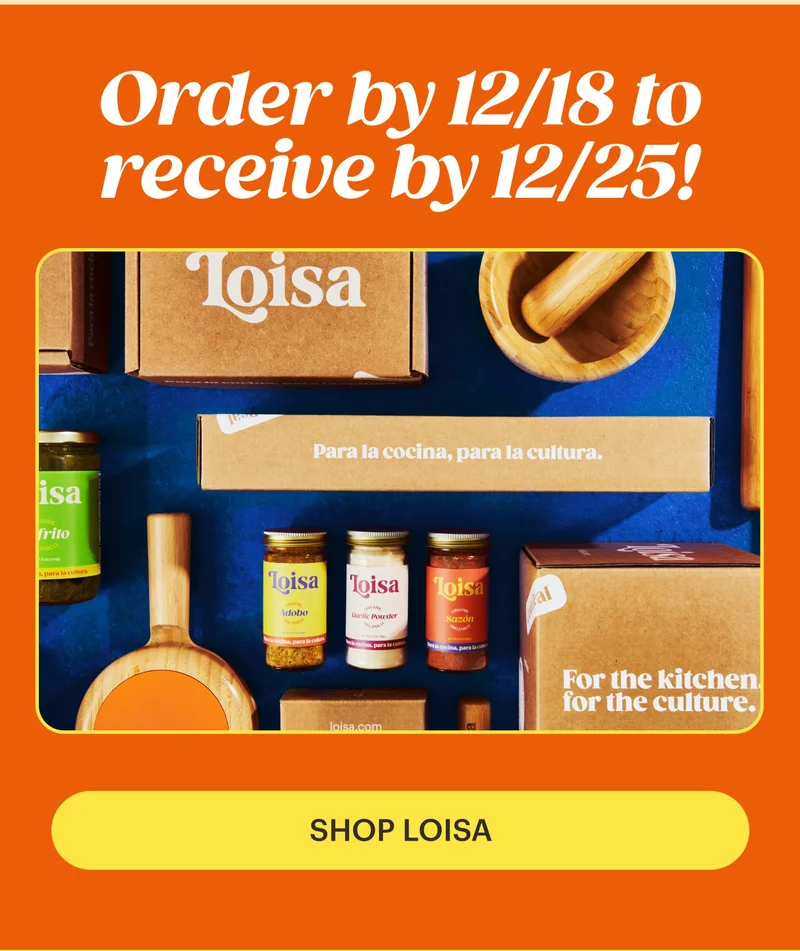 Order by 12/18 to receive by 12/25!  SHOP NOW