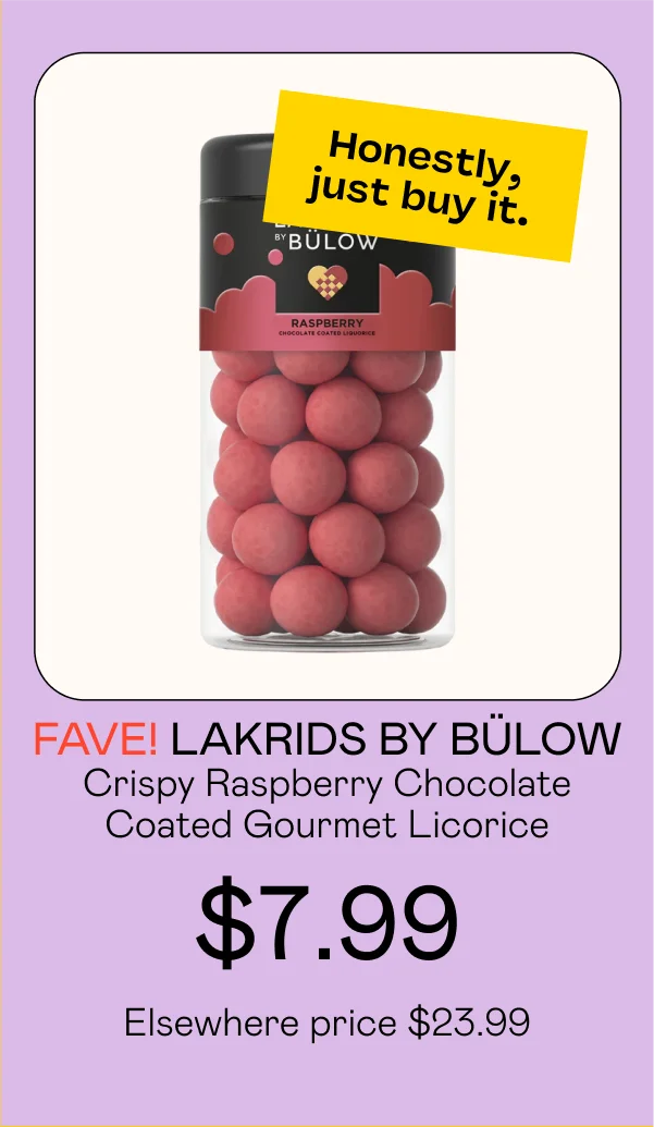 Crispy Raspberry Chocolate Coated Gourmet Licorice