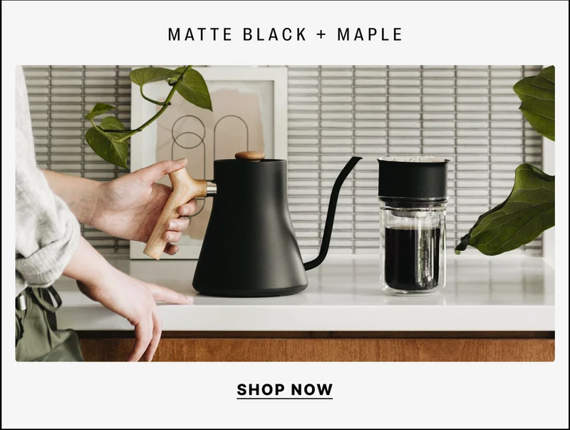Matte Black + Maple Stagg EKG - Shop Now