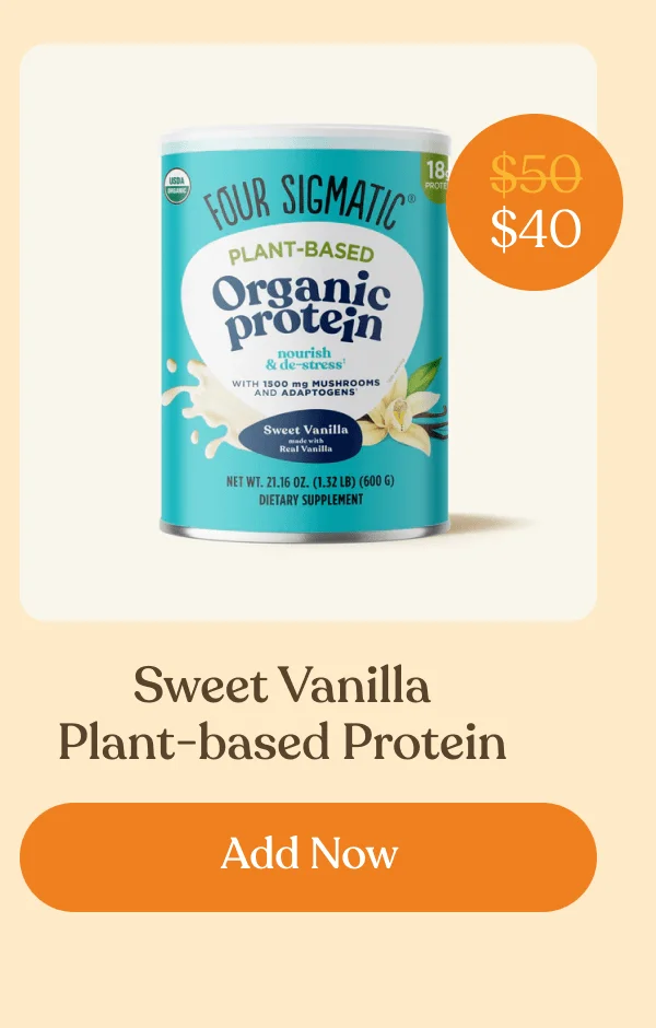 Sweet Vanilla Plant-based Protein | Add Now