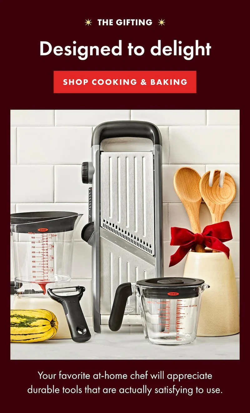 THE GIFTING Designed to delight. | SHOP COOKING & BAKING