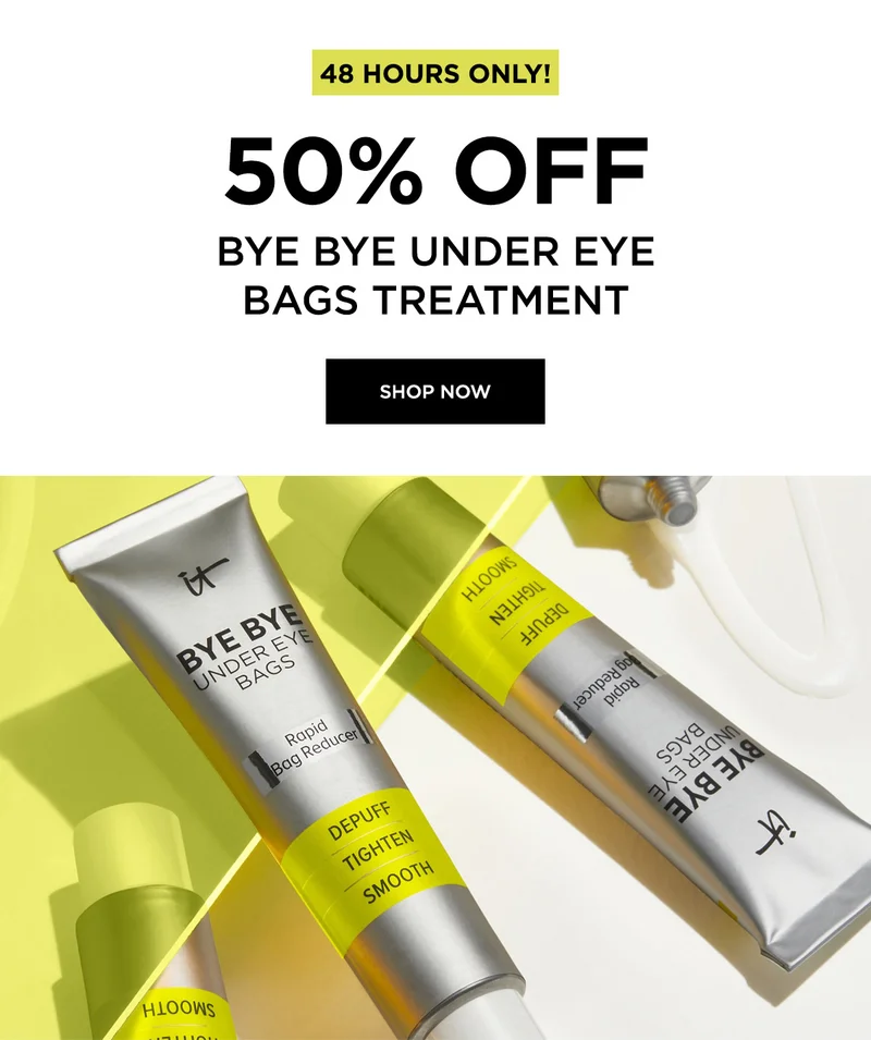 50% Off Bye Bye Under Eye Bags Treatment