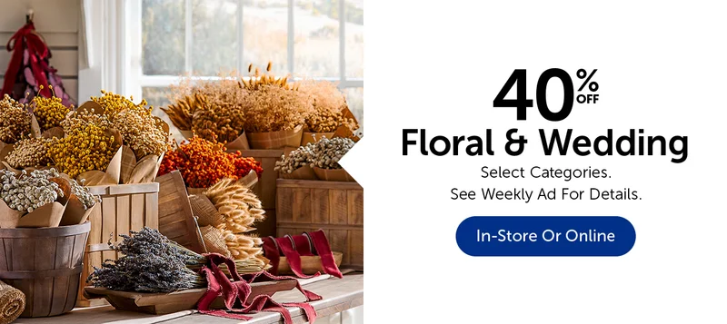 40% Off Floral & Wedding