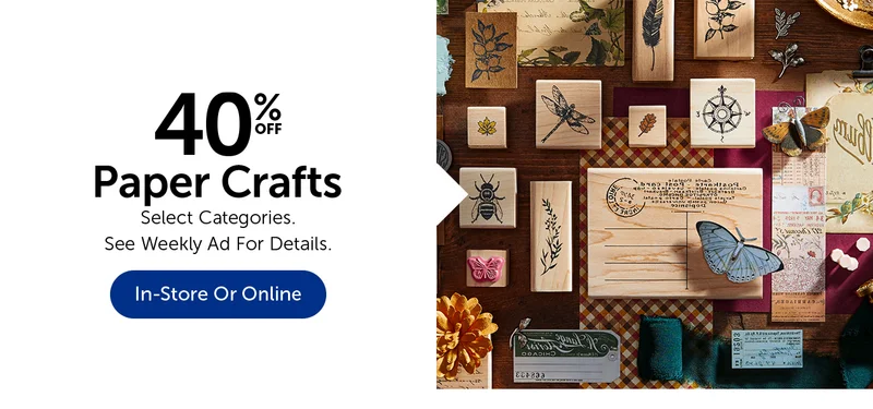 40% Off Paper Crafts