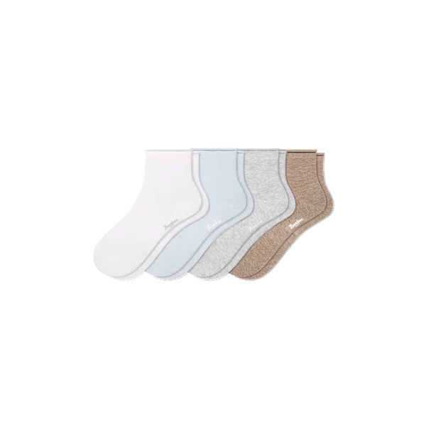 Women’s Roll Top Quarter Sock 4-Pack