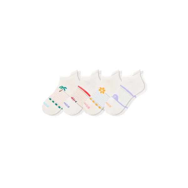 Women's Beach Day Ankle Sock 4-Pack