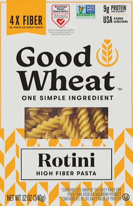 Image of Good Wheat Rotini - High Fiber Pasta