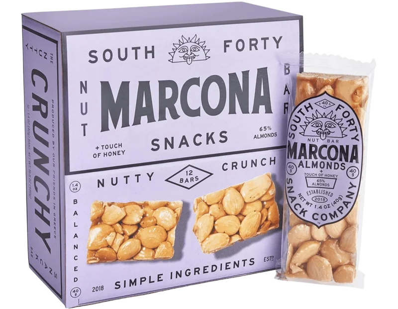 Image of South 40 Snacks Marcona Almond Nut Bars