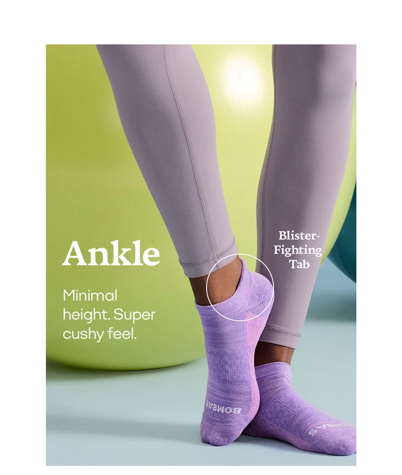 Ankle | Minimal height. Super cushy feel. | Blister-Fighting Tab