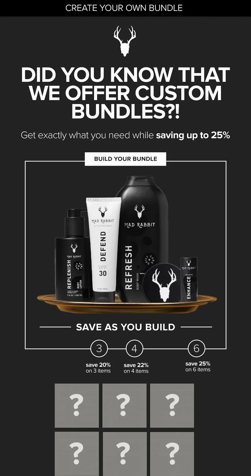did you know that we offer custom bundles?!