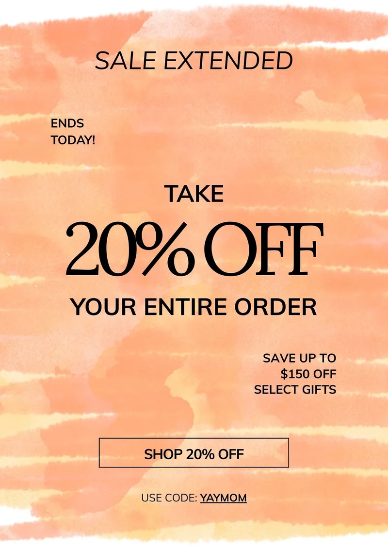 Shop Gifts for Mom 20% Off