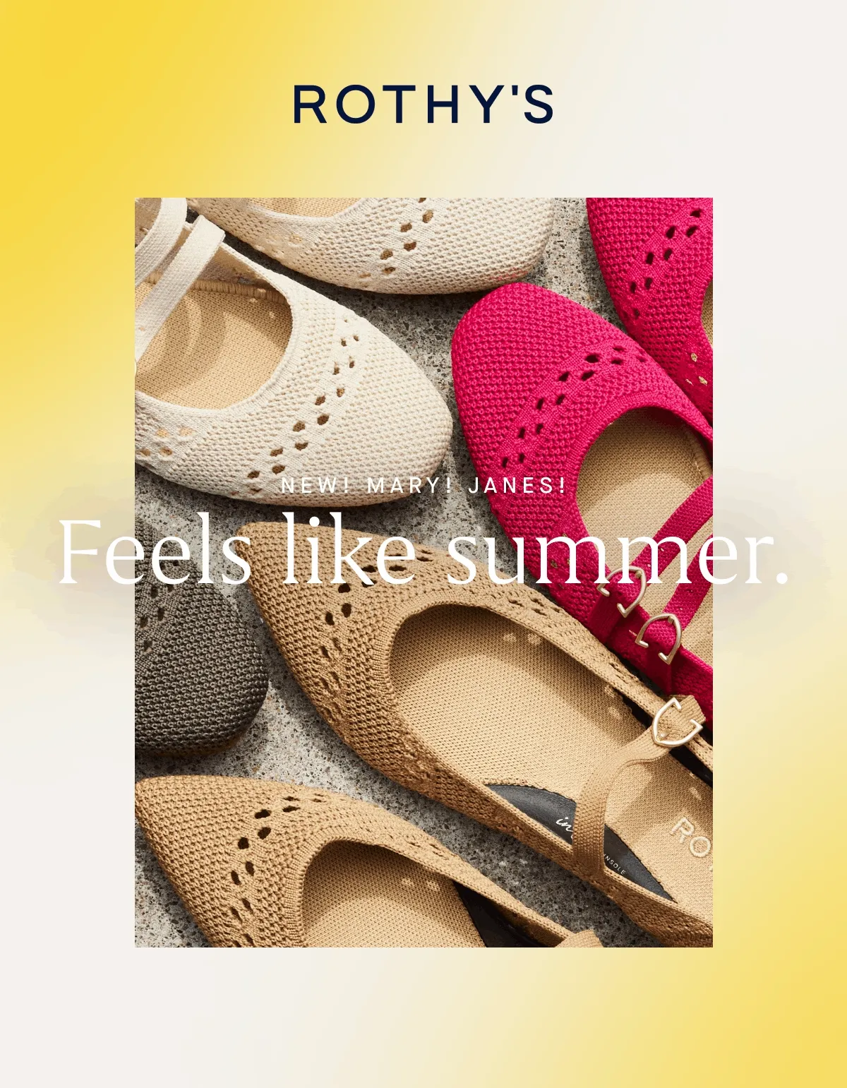 NEW! MARY! JANES! Feels like summer.