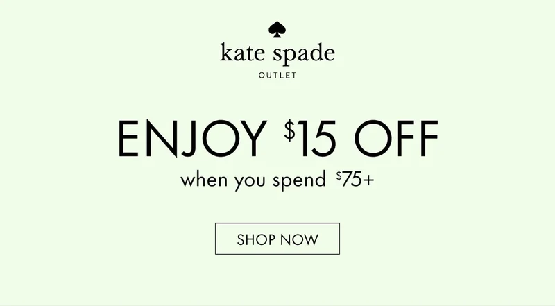 ENJOY $15 OFF when you spend $75+