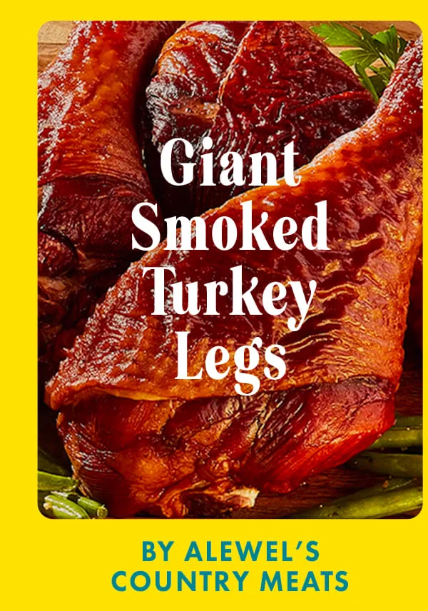 Giant Smoked Turkey Legs