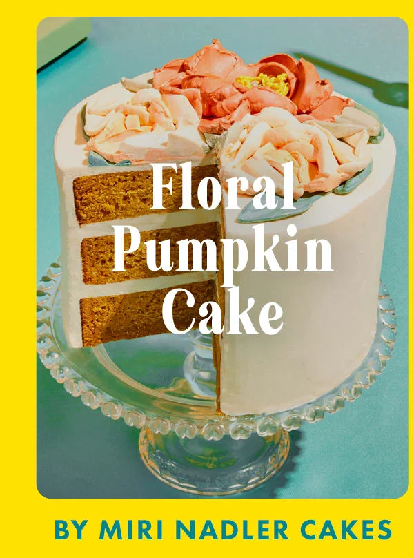 Floral Pumpkin Cake