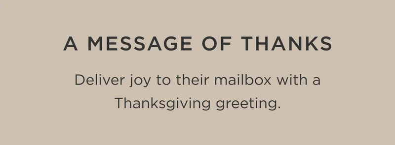 A Message of Thanks