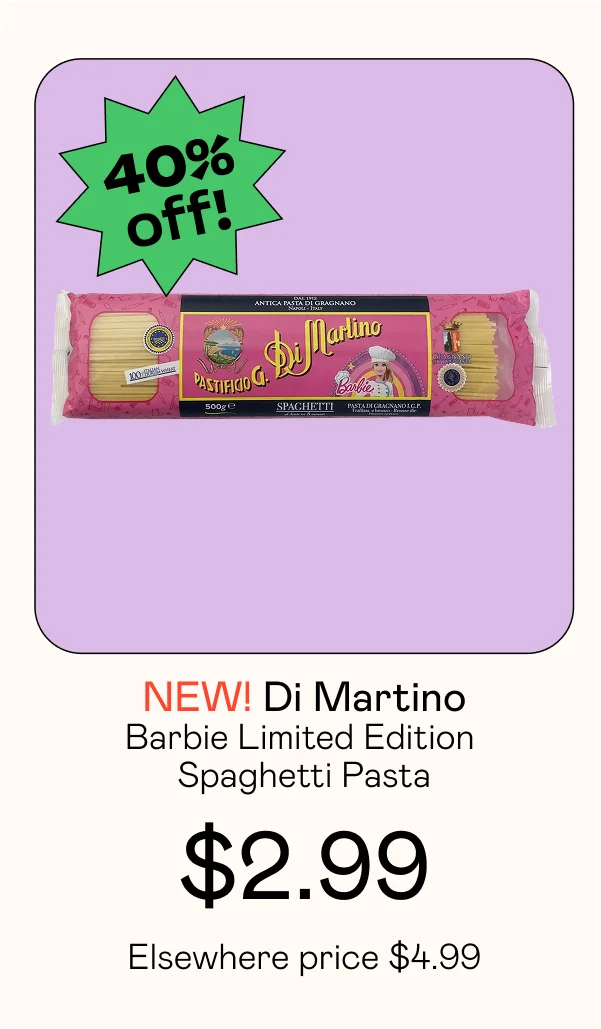 Barbie Limited Edition Spaghetti Pasta