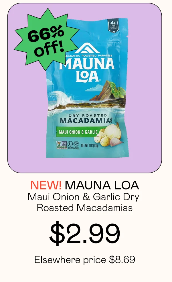 Maui Onion & Garlic Dry Roasted Macadamias