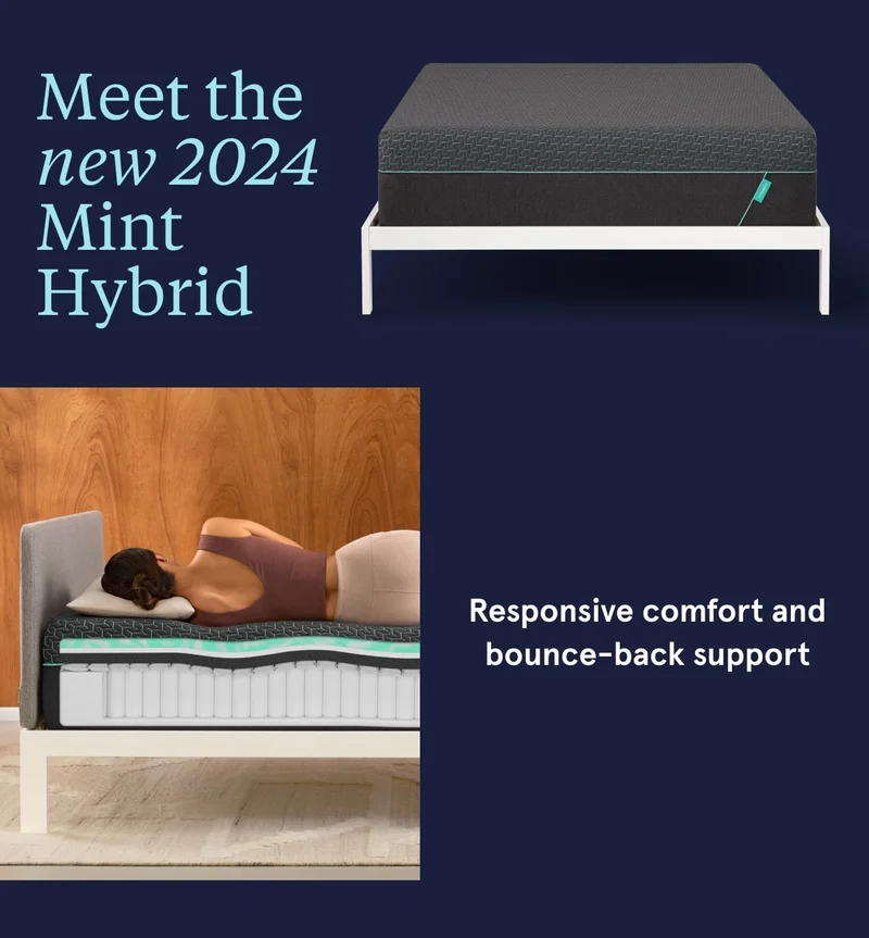 Meet the new 2024 Mint Hybrid | Responsive comfort and bounce-back support