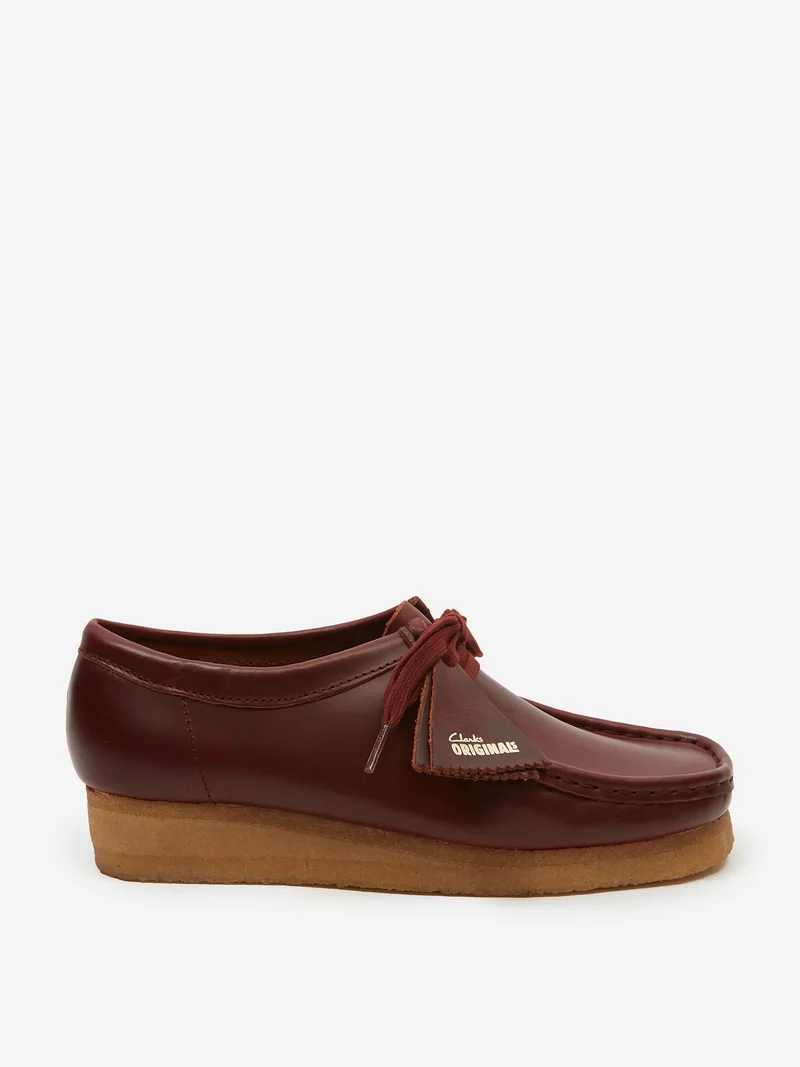 Image of Clarks Originals Wallabee - Damson Leather
