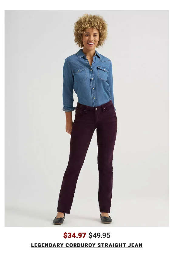Legendary Corduroy Straight Jean