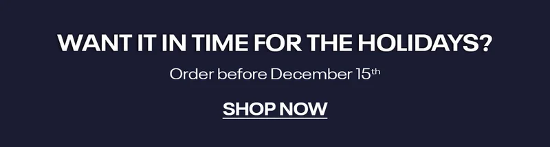 Shipping Deadline Cutoff 12/15