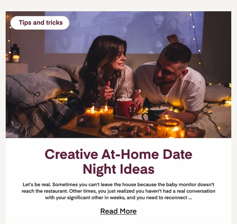 At-home Date Ideas