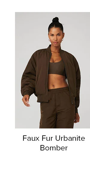 FAUX FUR URBANITE BOMBER