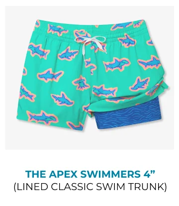 Lined Classic Swim Trunk: The Apex Swimmers 4"